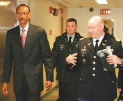 President Kagame tours US Military Academy at West Point 13 March 2010