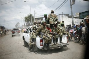M23 rebels withdraw from the eastern Congo town of Goma