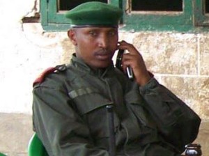 Bosco Ntaganda on phone