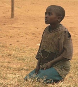 Poor child in Butare - Rwanda