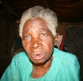 Pherebonia Nyiramatabaro, 85, a Rwandan refugee living in the Juru A camp village in Nakivale refugee settlement in southwestern Uganda