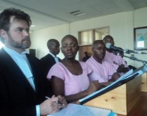 Victoire Ingabire in court