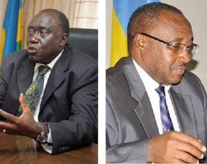 Fired: Ex-minister Tharcisse Karugarama and Protais Musoni