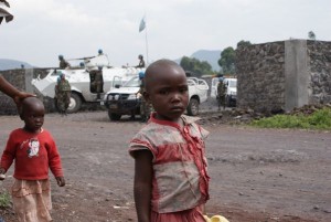 Casques Bleus - sortie de Goma - 20121118